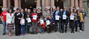Big thanks for the Portland City Council from the crowd after the 3.13.13. vote. 